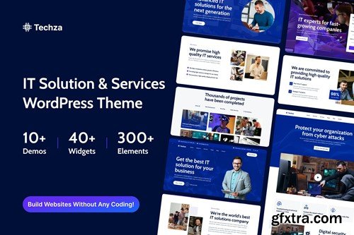 Techza - IT Solutions & Technology WordPress Theme D8Z3QRH