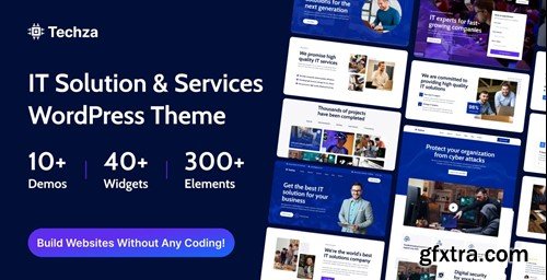 Techza - IT Solutions & Technology WordPress Theme D8Z3QRH