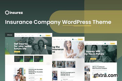 Insurez - Insurance Company WordPress Theme XUB5JKW