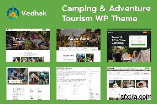 Camping & Adventure Tour WordPress Theme - Vedhak 5L62YZ4