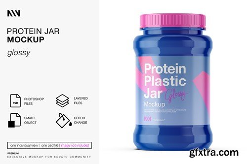 Protein Jar Mockup SKQM6XX