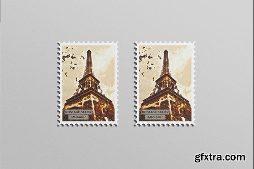 Postage Stamp Mockup PCVATB4