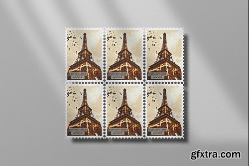 Postage Stamp Mockup PCVATB4