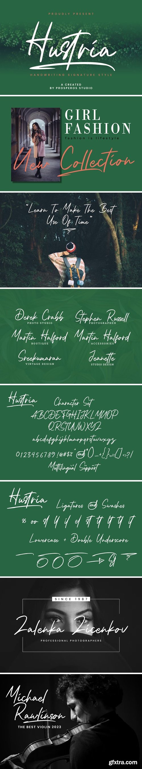 CM - Hustria - Script Font 25421200