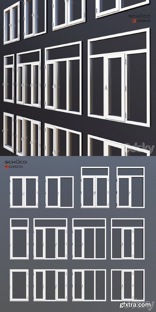 Pro 3DSky - Aluminum Windows Schuco