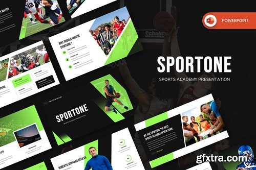 Sportone - Sports Academy PowerPoint Template LDYGZ3H