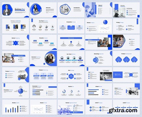 Business Plan PowerPoint Presentation Template 8U3WQCF