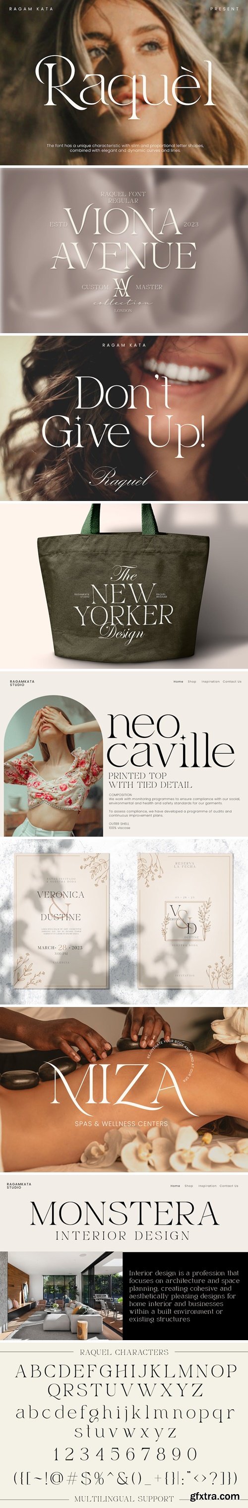 FontBundles - Raquel - Modern Elegant Serif 2530518