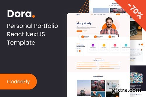 Dora – Personal Portfolio WordPress Theme T5S3KHD