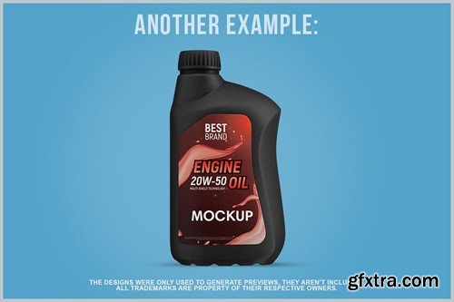 Matte Motor Oil Bottle Mockup QZPL8GM