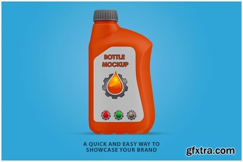 Matte Motor Oil Bottle Mockup QZPL8GM