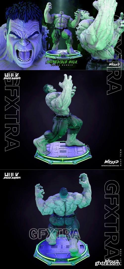 WICKED - Hulk Sculpture &ndash; 3D Print Model