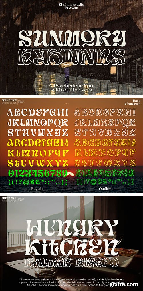 Sunmory - Serif Font