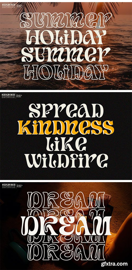 Sunmory - Serif Font