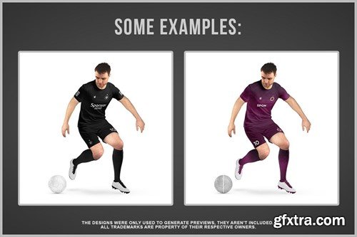 Soccer Player Uniform Mockup GFH9CC6