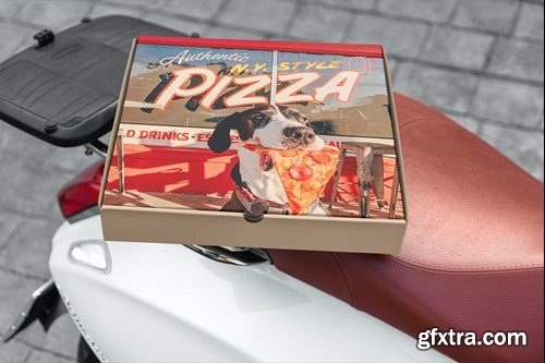 Pizza Box Mockups Set PBWY2WG