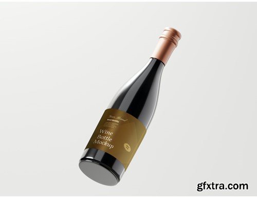 Wine Bottle Mockup Collection Elevate Your Brand ZBKKZKP