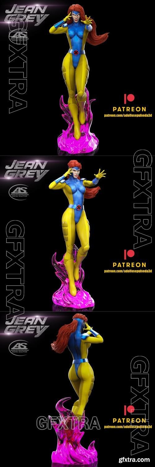 Jean Grey &ndash; 3D Print Model