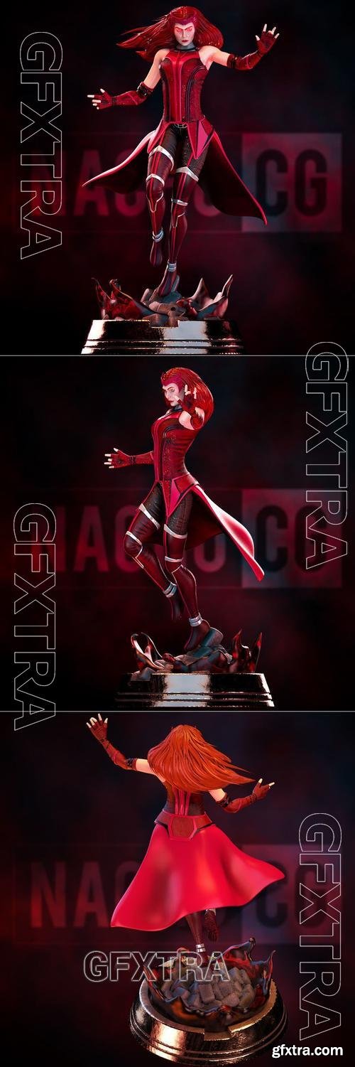 Fan Art Wanda - Scarlet Witch Statue &ndash; 3D Print Model