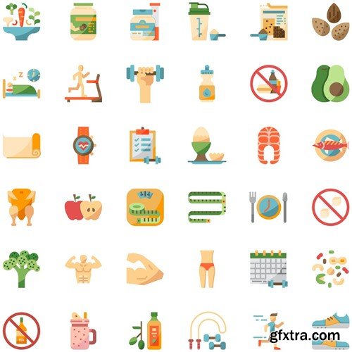 Diet Icon Pack PECDJVC