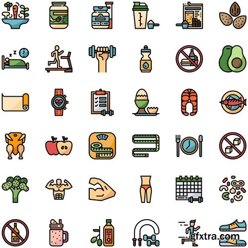 Diet Icon Pack PECDJVC