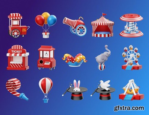 Amusement Park And Carnival 3D Icon H97FP7D