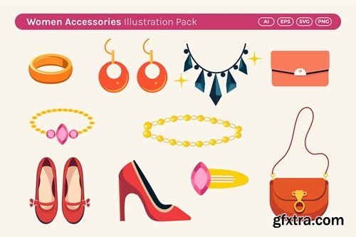 Women Accessories Illustration Pack EVQ8EV2