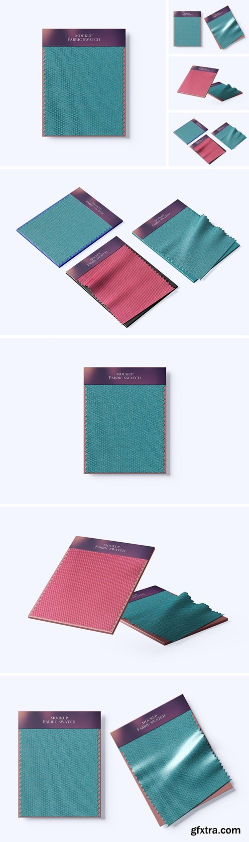 Fabric Swatches Mockup X4AH6Y6