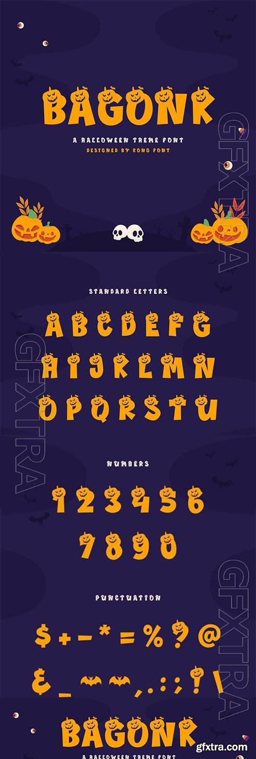 Bagonk Halloween Font