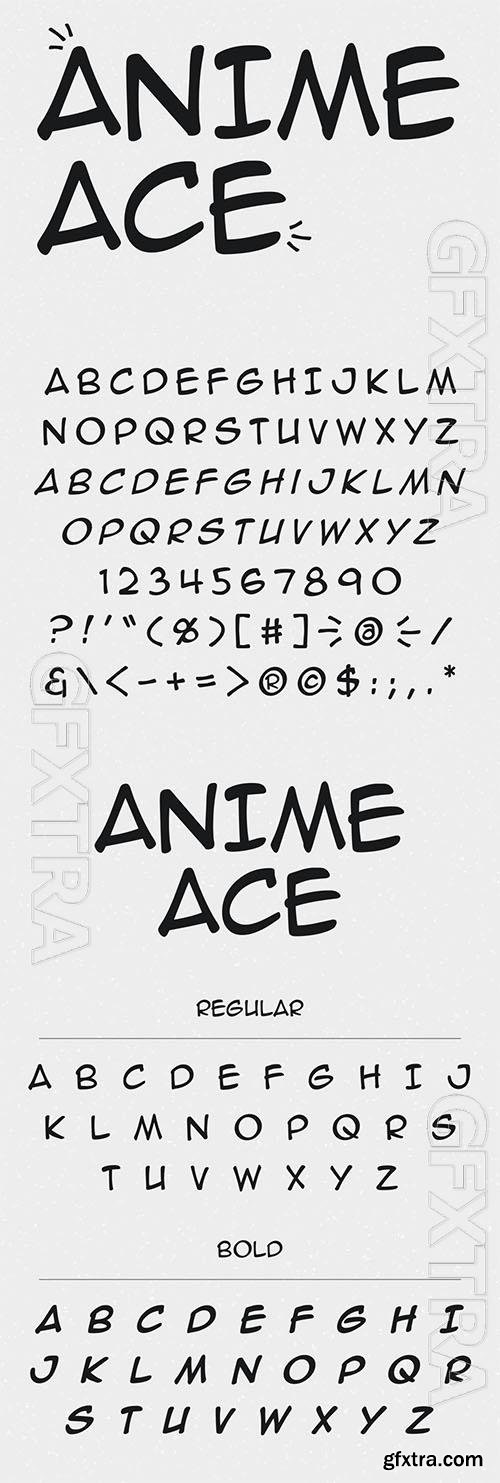 Anime Ace Font