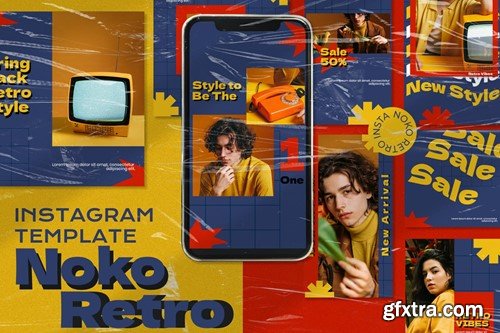 Noko retro instagram template vol.1 VLVZCBK