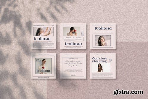 Italiana Instagram Template Vol.2 6H5TXSJ