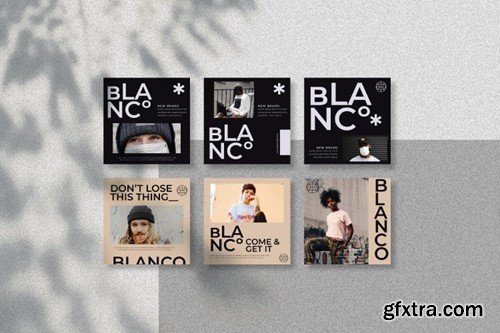 Blanco Instagram Template Vol.2 UENMATE