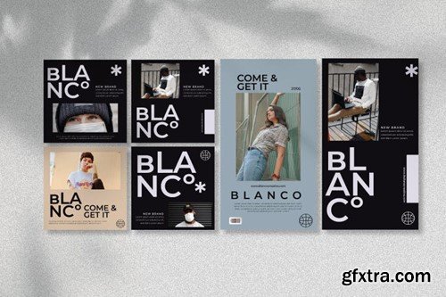 Blanco Instagram Template Vol.2 UENMATE