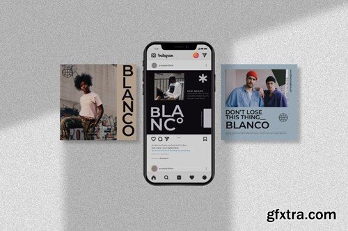Blanco Instagram Template Vol.2 UENMATE