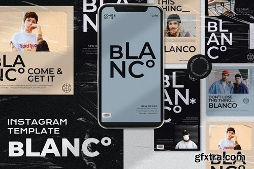 Blanco Instagram Template Vol.1 LCGZU3T