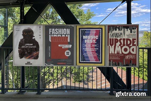 Street Posters Mockup 5FPLGSZ