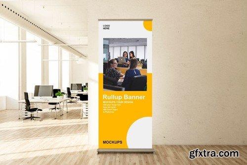 Roll-up Banner Mock-up VU6JSKA