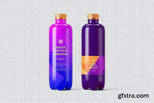 Soda Bottle Mockup 5ZKEPPW