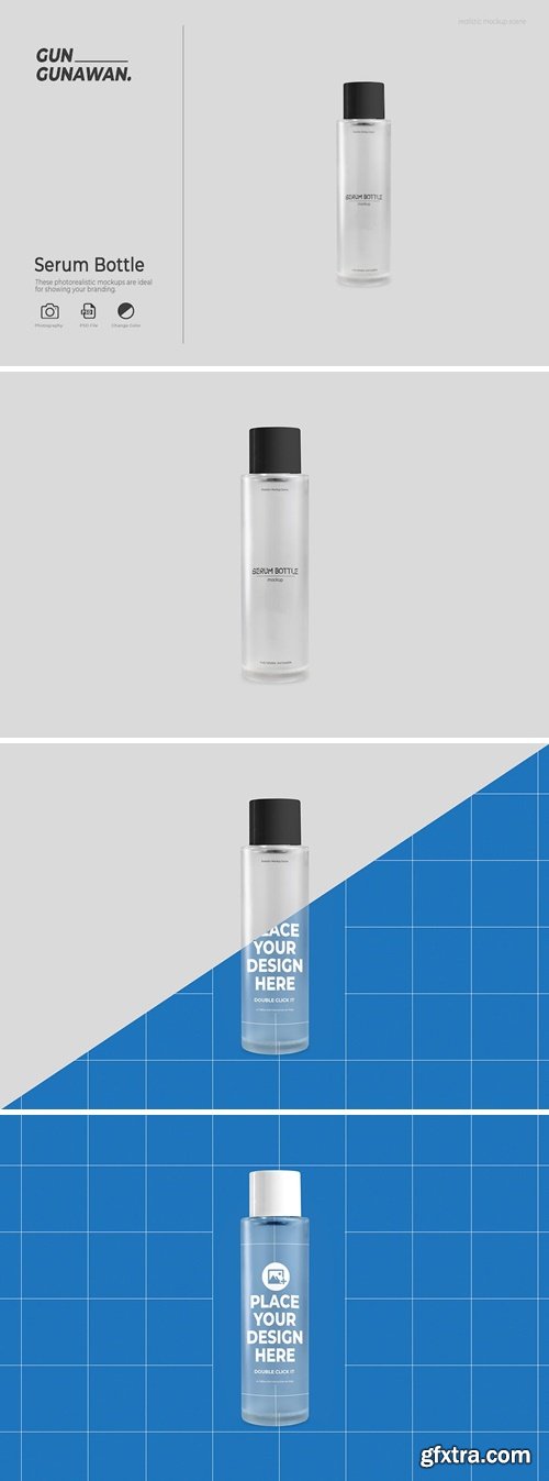 Serum Bottle Mockup 8VGS65W