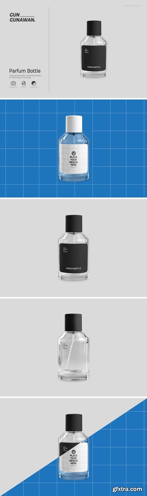 Parfum Bottle Mockup VJY8TMR