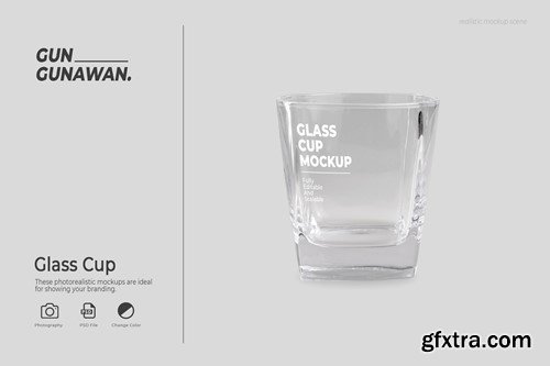 Glass Cup Mockup 5SS8B9K