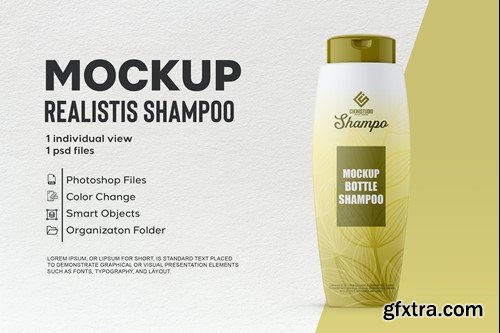 Shampoo Bottle Mockup NEPLRZN