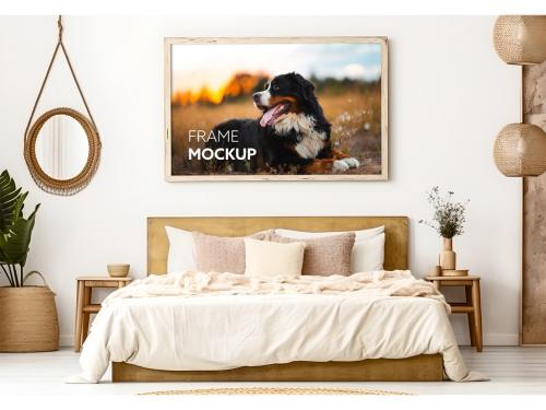 Photo Frame Mockup. AI Generative 591065007