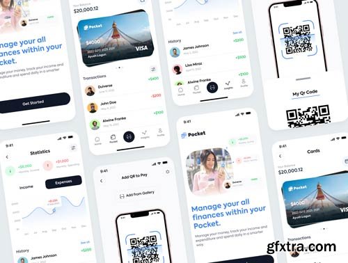 Pocket - Finance App Ui8.net