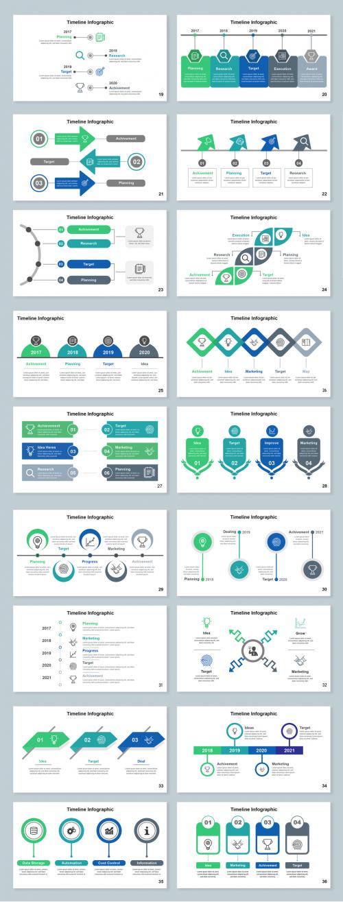 Timeline Infographic Layout Presentation Template 587909976