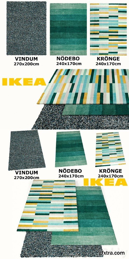 IKEA RUGS SET