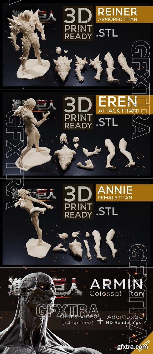 Speed Sculpt in Zbrush - This TITAN BUNDLE &ndash; 3D Print Model