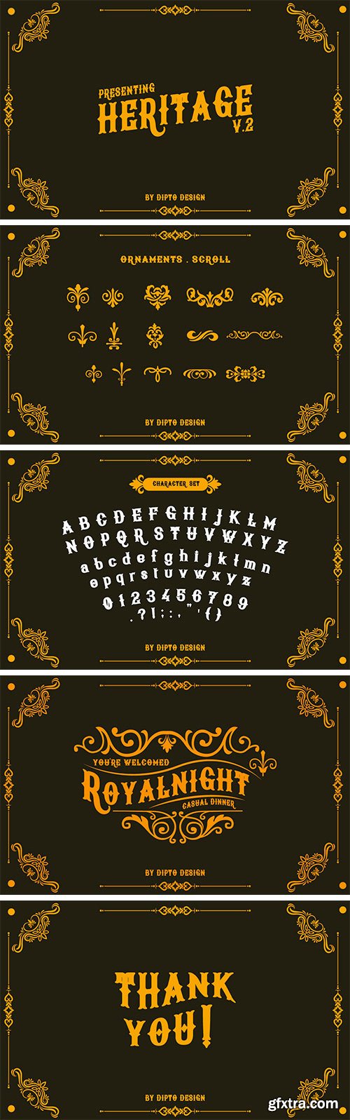 Heritage V2 Font