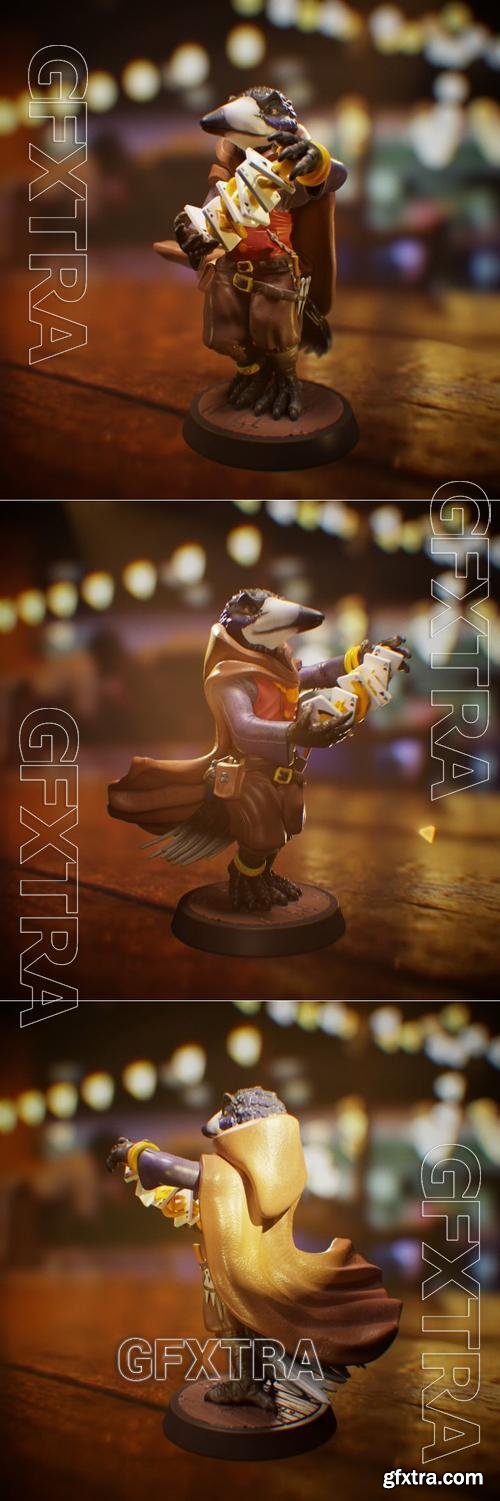 Tengu Gambler &ndash; 3D Print Model